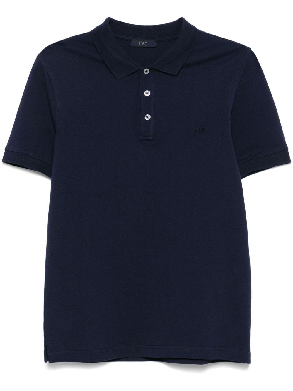 Fay T-shirts and Polos Blue NPMB250144STDWU806 (Fay / ポロシャツ ) | Fay (フェイ)