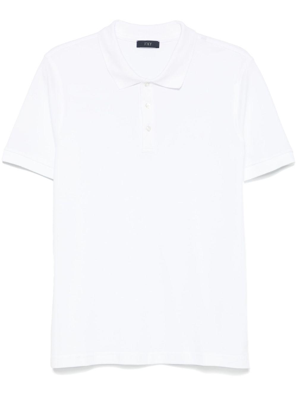 Fay T-shirts and Polos White NPMB250144STDWB001 (Fay / ポロシャツ ) | Fay (フェイ)