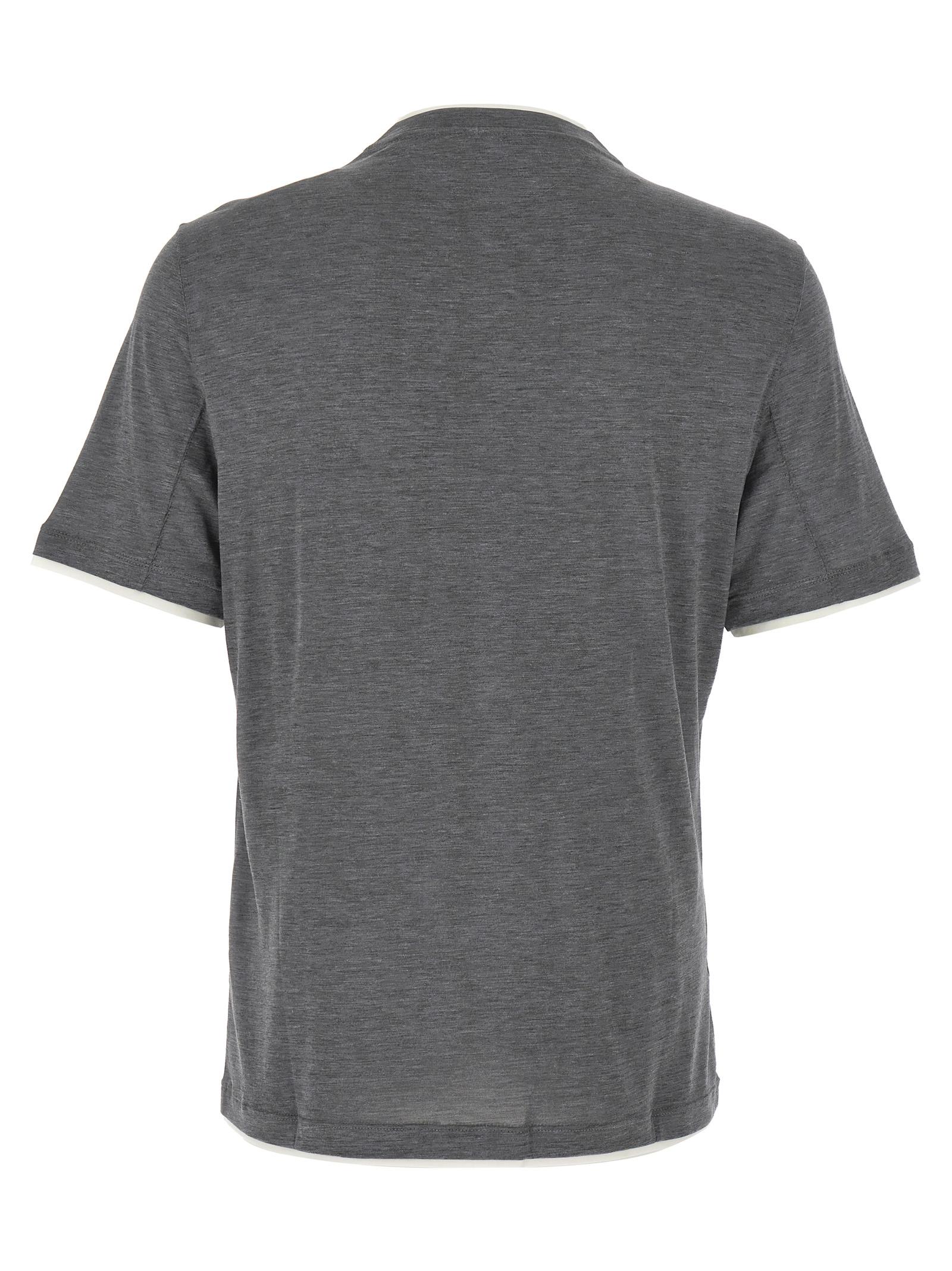 Layered T-shirt MD8217427CWD40 (Brunello Cucinelli / Tシャツ・カットソー ) | Brunello Cucinelli (ブルネロ・クチネリ)(1)