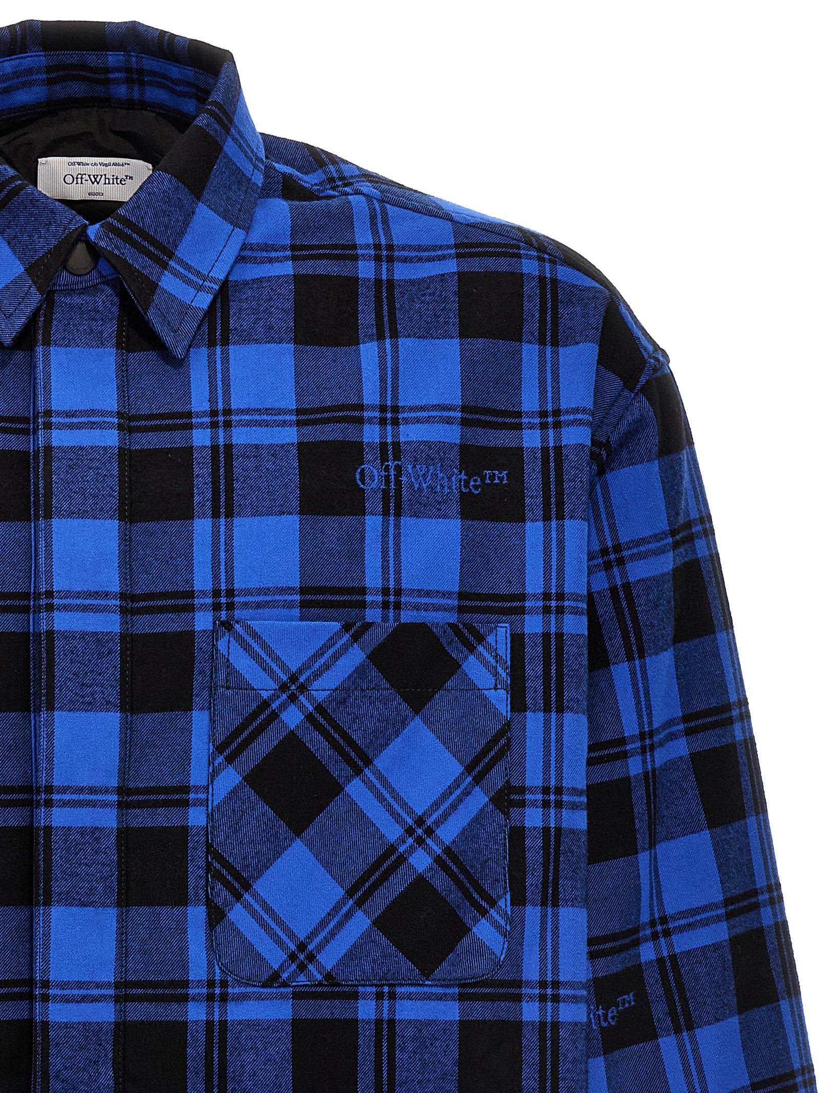 'Check Flannel' overshirt OMES003F23FAB00148004800 (Off-White / シャツ・ブラウス ) | Off-White (オフホワイト)(2)