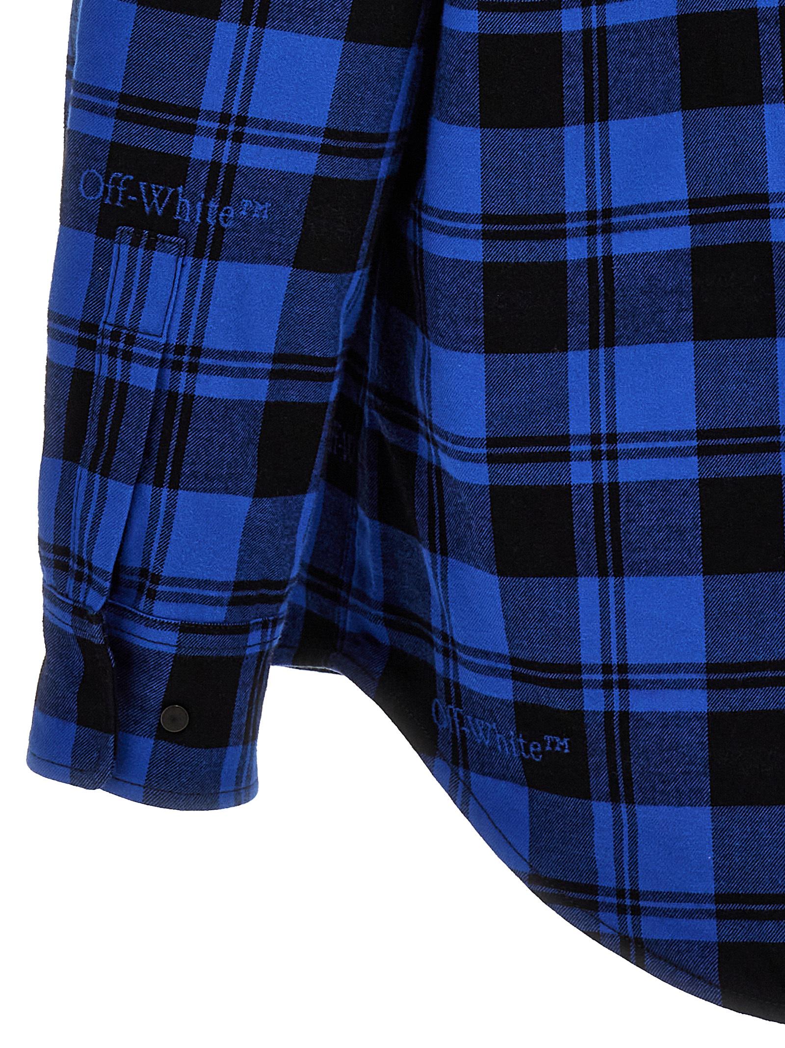 'Check Flannel' overshirt OMES003F23FAB00148004800 (Off-White / シャツ・ブラウス ) | Off-White (オフホワイト)(3)