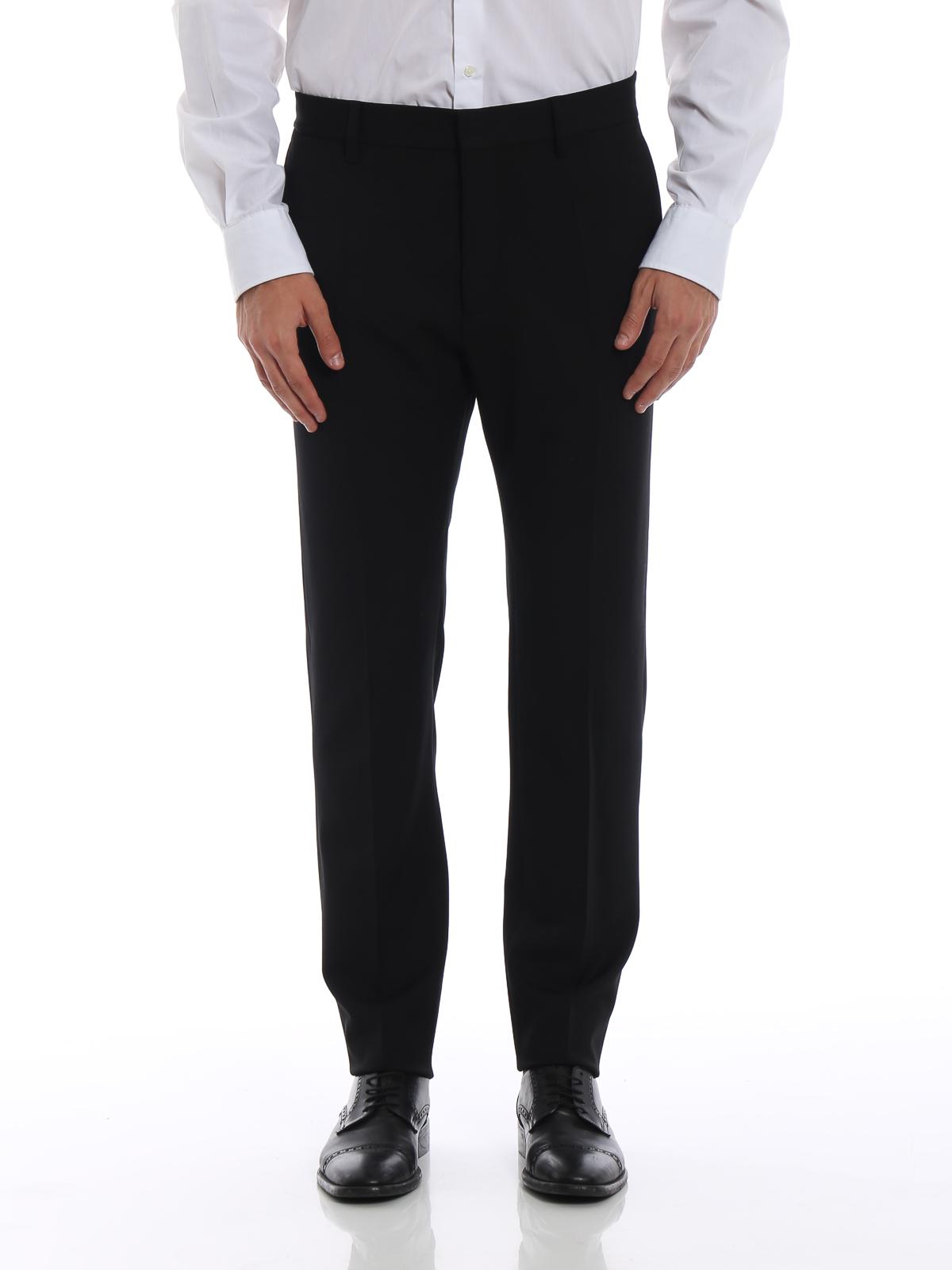 Black twill wool chino trousers S74KB0184S36258900 (Dsquared2 / パンツ ) | Dsquared2 (ディースクエアード)(2)