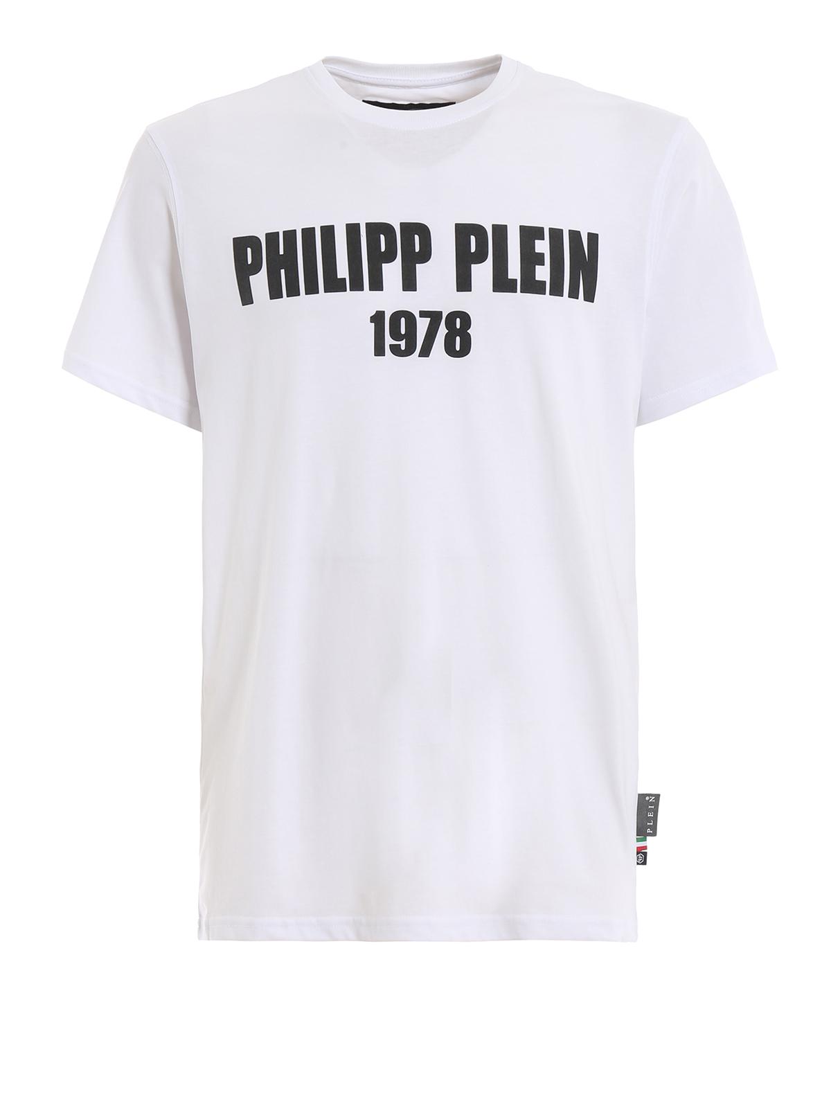 PP 1978 short sleeve white Tee F19CMTK3594PJY002N01 (PHILIPP PLEIN / Tシャツ・カットソー ) | PHILIPP PLEIN (フィリップ プレイン)