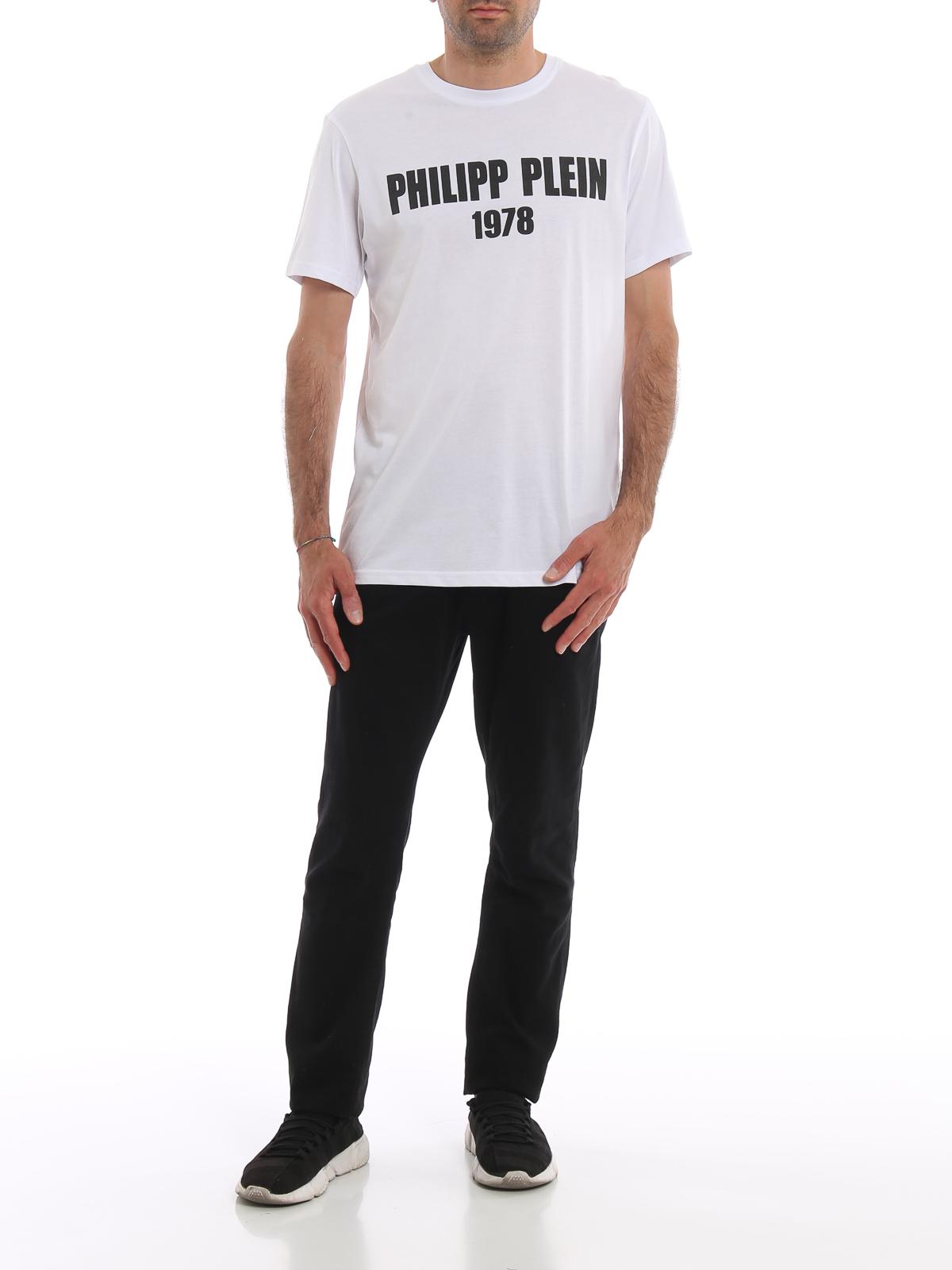PP 1978 short sleeve white Tee F19CMTK3594PJY002N01 (PHILIPP PLEIN / Tシャツ・カットソー ) | PHILIPP PLEIN (フィリップ プレイン)(1)