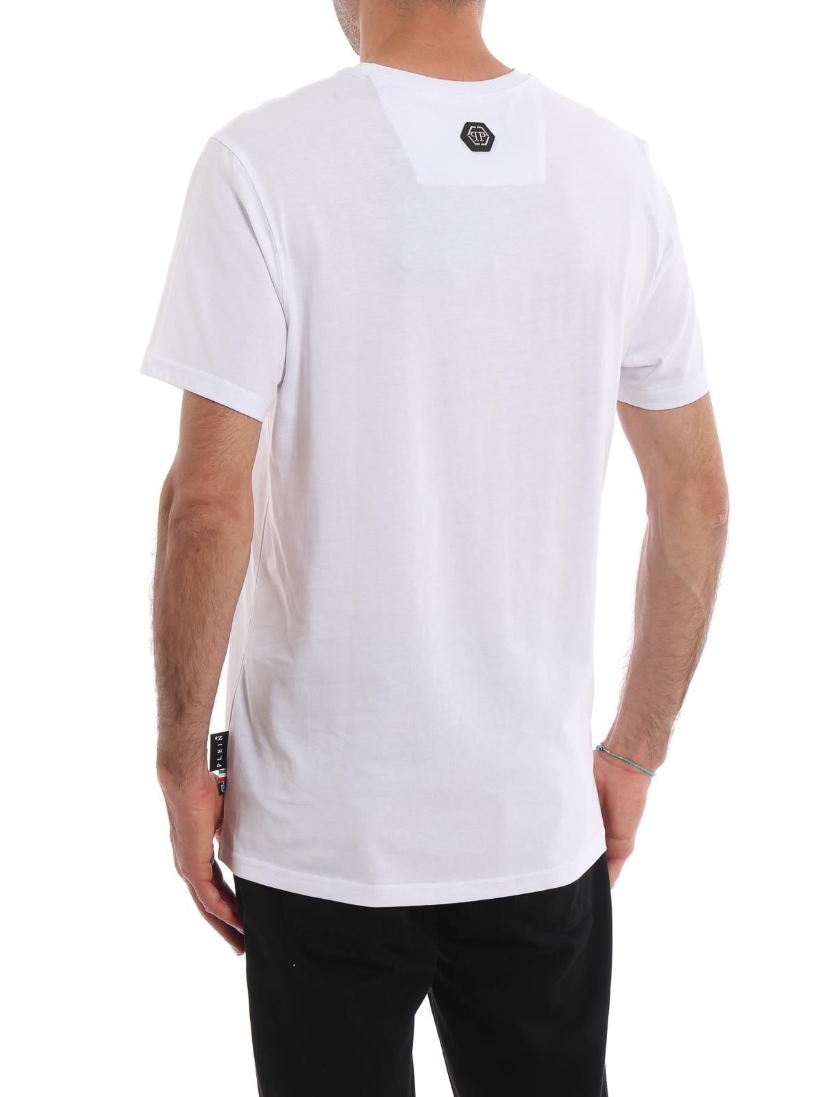 PP 1978 short sleeve white Tee F19CMTK3594PJY002N01 (PHILIPP PLEIN / Tシャツ・カットソー ) | PHILIPP PLEIN (フィリップ プレイン)(3)