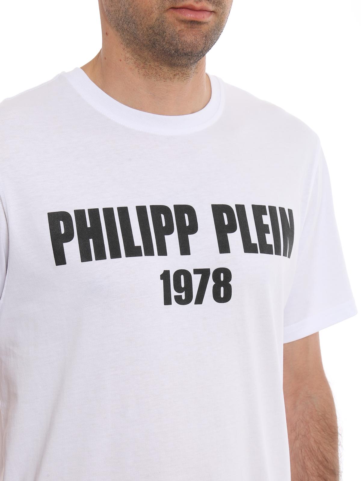PP 1978 short sleeve white Tee F19CMTK3594PJY002N01 (PHILIPP PLEIN / Tシャツ・カットソー ) | PHILIPP PLEIN (フィリップ プレイン)(4)