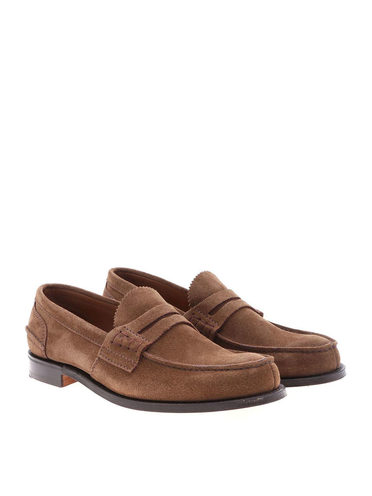 Pembrey loafers in brown suede EDB0039VEF0ADV (Church's / ローファー ) | Church's (チャーチ)(1)