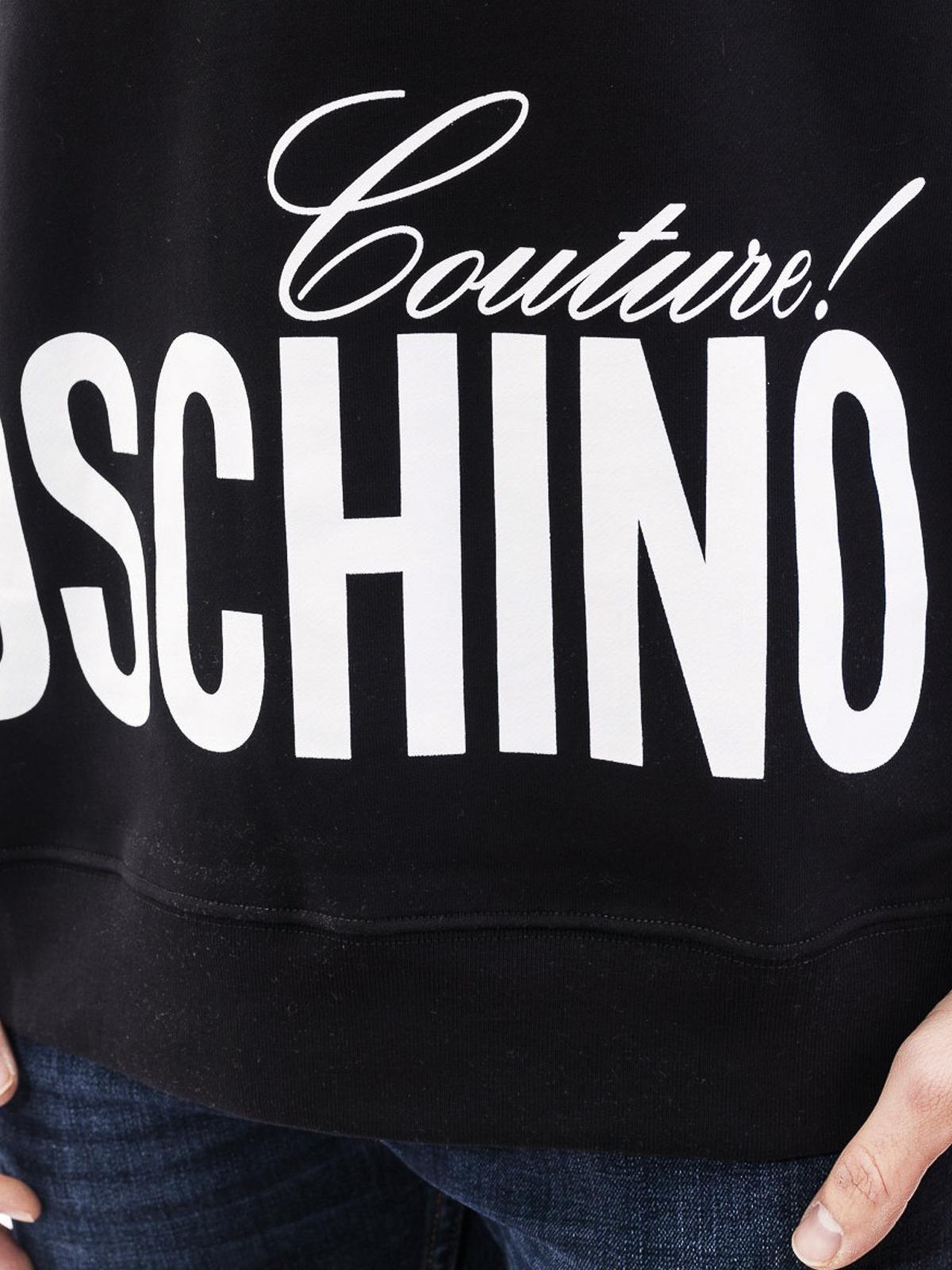Moschino Couture print black sweatshirt 170802271555 (MOSCHINO / スウェット・フーディー ) | MOSCHINO (モスキーノ)(4)