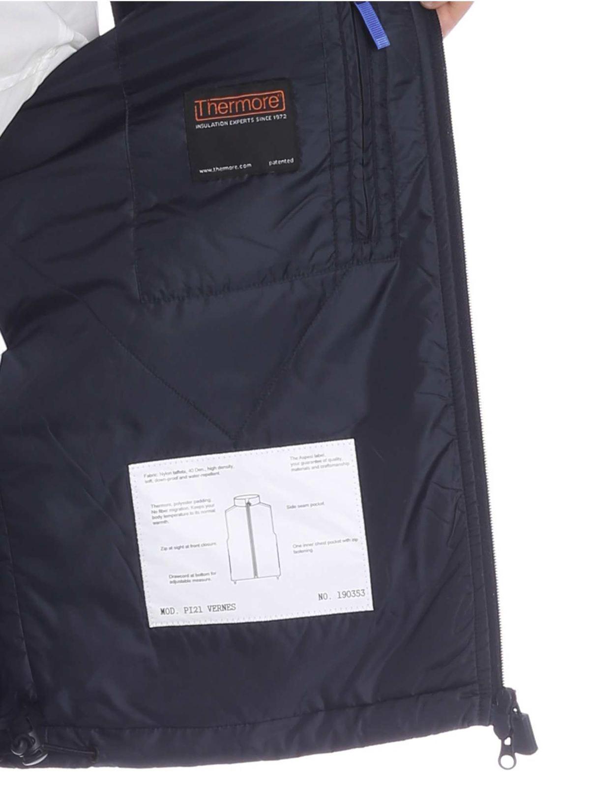 Blue Vernes padded waistcoat PI21796196101 (ASPESI / ダウンジャケット・コート ) | ASPESI (アスペジ)(5)