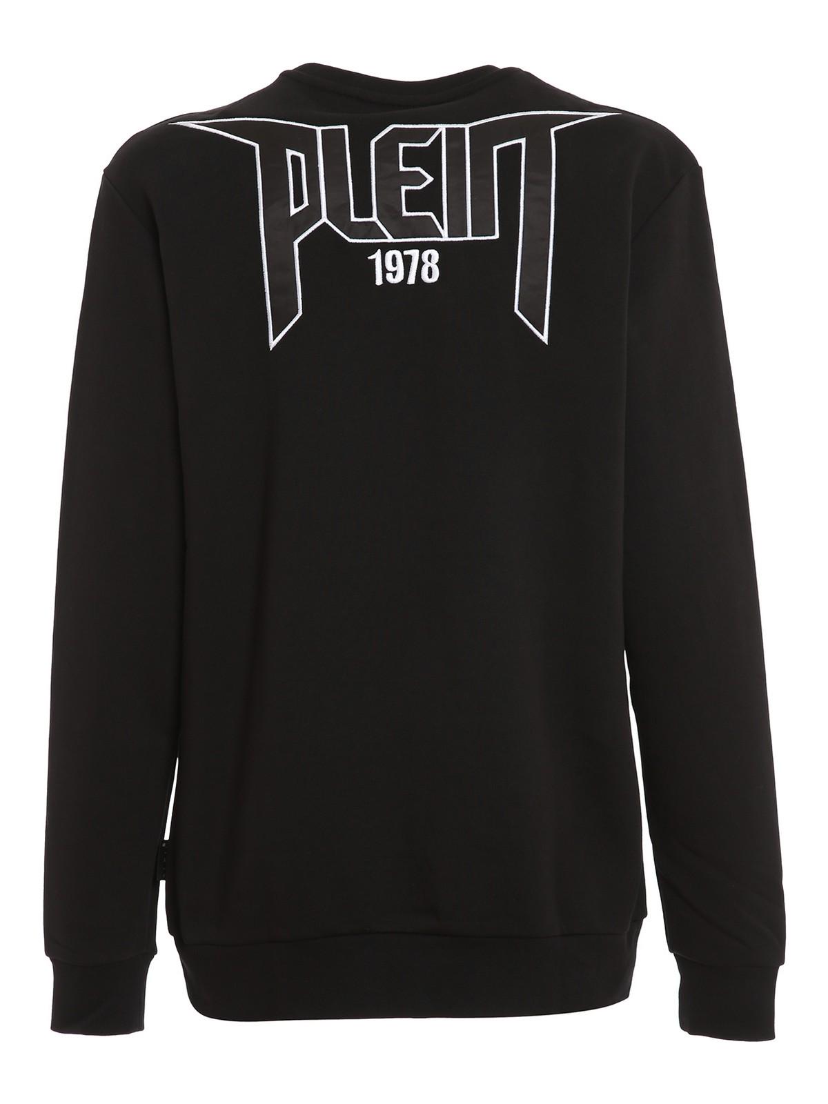 Logo plaque sweatshirt PAACMJO0747PJO002N02 (PHILIPP PLEIN / スウェット・フーディー ) | PHILIPP PLEIN (フィリップ プレイン)(1)