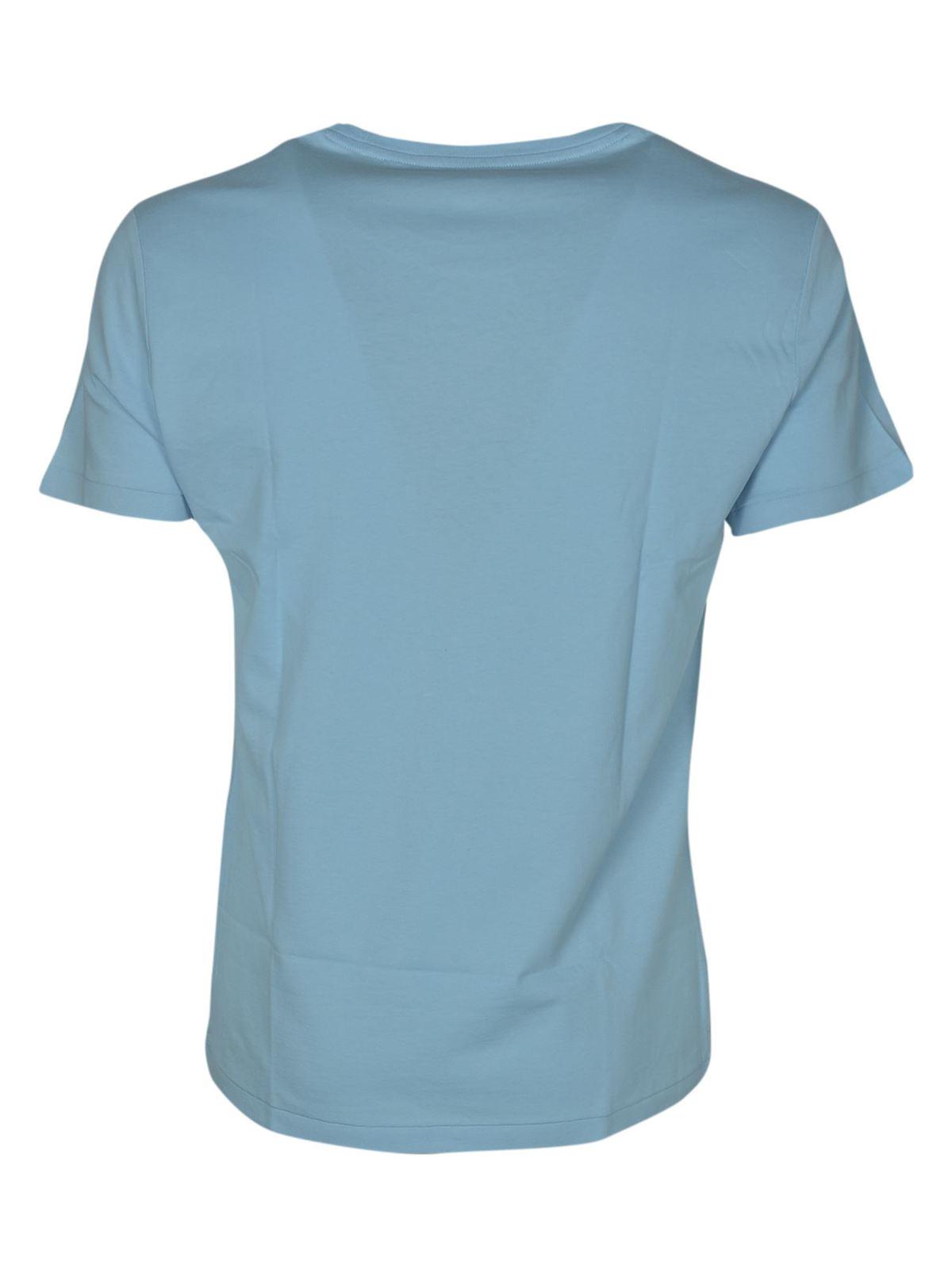 Contrasting logo t-shirt in light blue 710671438216 (Polo Ralph Lauren / Tシャツ・カットソー ) | Polo Ralph Lauren (ポロ ラルフ ローレン)(1)