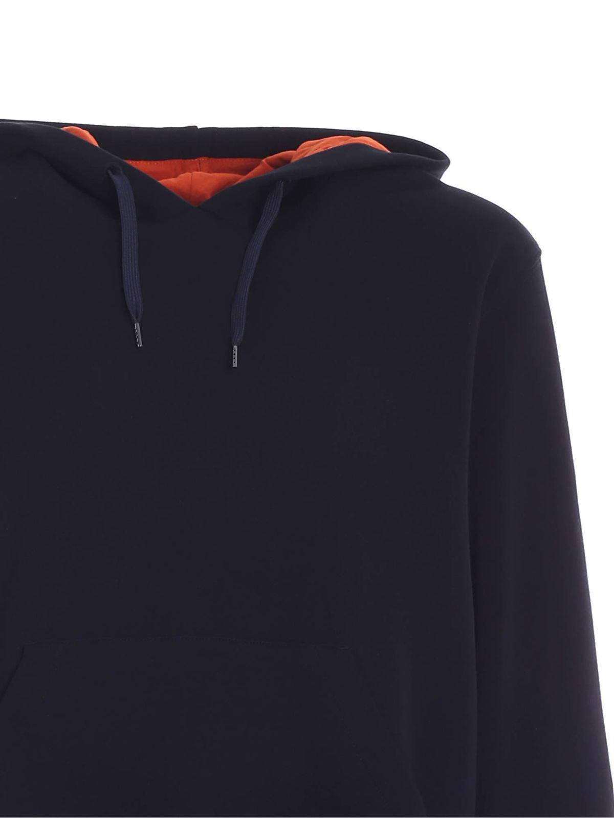 Happy hoodie in blue M2R669UPG2116979 (PS Paul Smith / スウェット・フーディー ) | PS Paul Smith (ピーエス ポール・スミス)(2)