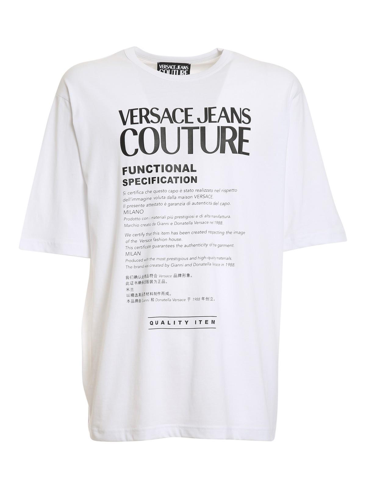 Jersey T-shirt 72GAHT21CJ00O003 (VERSACE JEANS COUTURE / Tシャツ・カットソー ) | VERSACE JEANS COUTURE (ヴェルサーチェ ジーンズ クチュール)