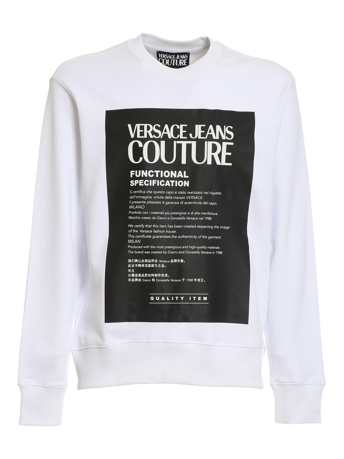 Crew neck sweatshirt 72GAIT05CF01O003 (VERSACE JEANS COUTURE / スウェット・フーディー ) | VERSACE JEANS COUTURE (ヴェルサーチェ ジーンズ クチュール)