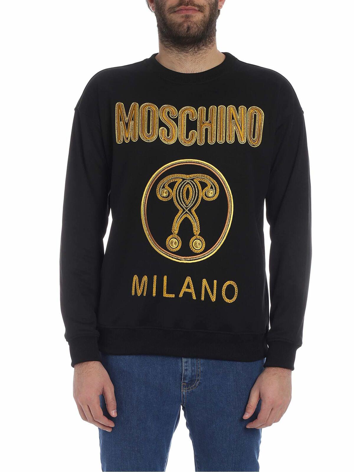 Moschino Double Question black sweatshirt 171202291555 (MOSCHINO / スウェット・フーディー ) | MOSCHINO (モスキーノ)