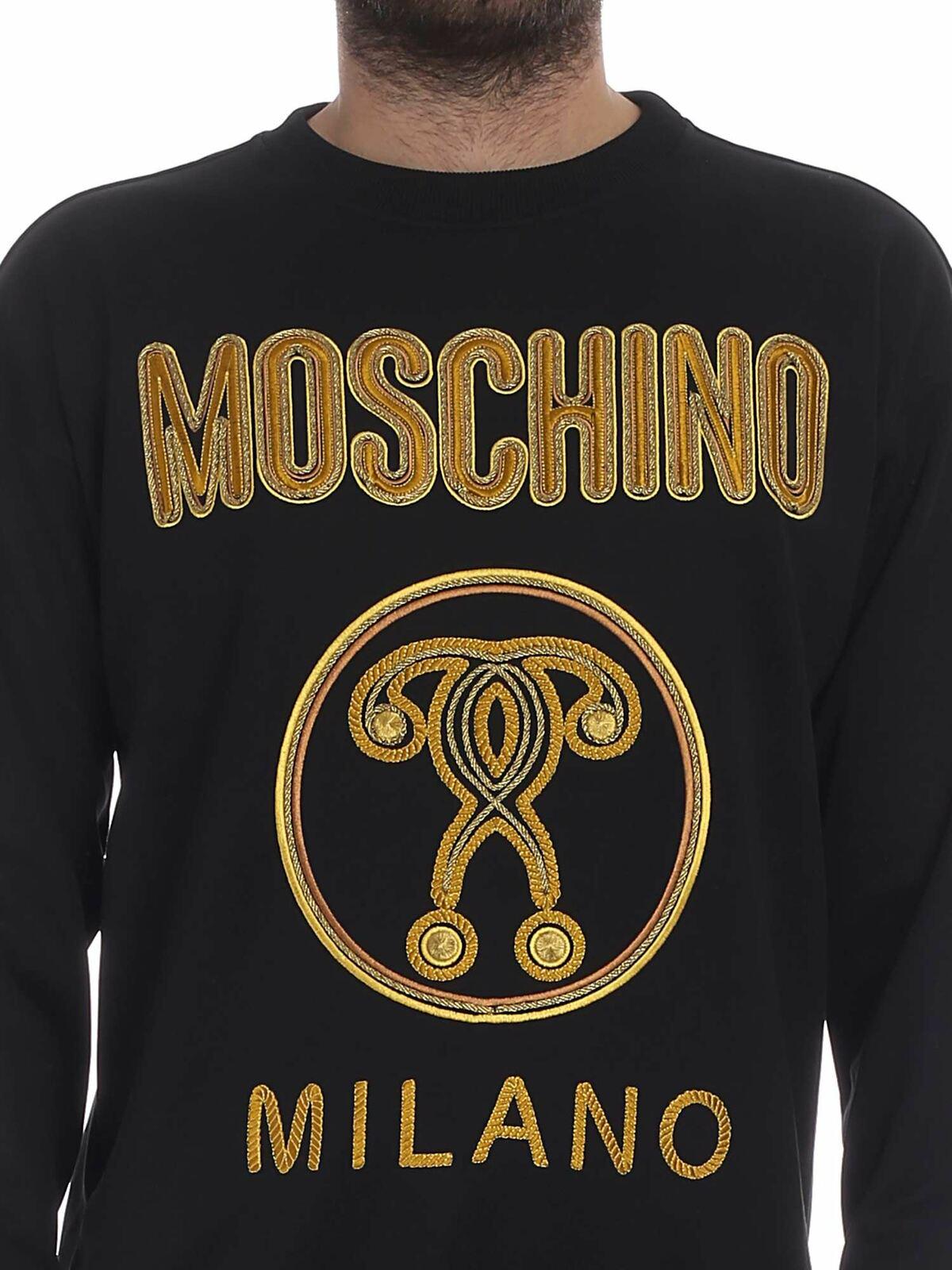 Moschino Double Question black sweatshirt 171202291555 (MOSCHINO / スウェット・フーディー ) | MOSCHINO (モスキーノ)(3)