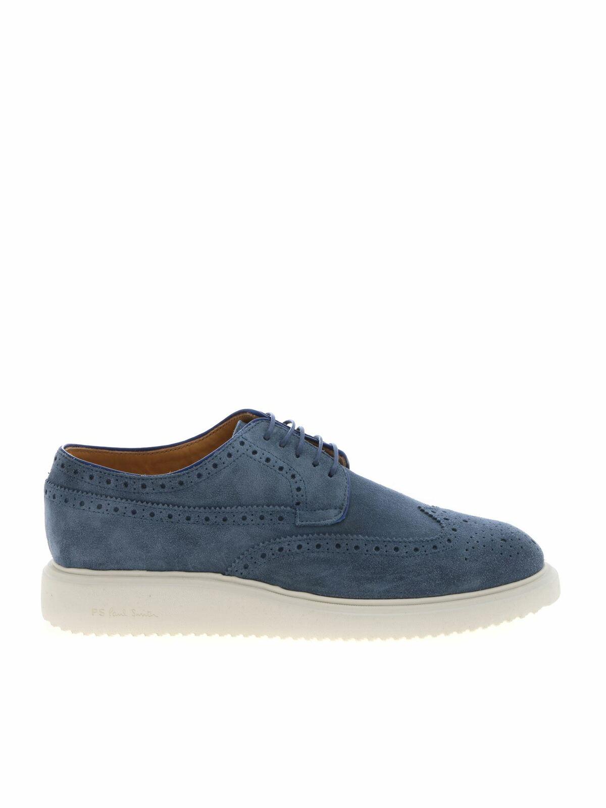 Dixon Derby shoes avio blue M2SDIX06AVES41 (PS Paul Smith / レースアップ ) | PS Paul Smith (ピーエス ポール・スミス)