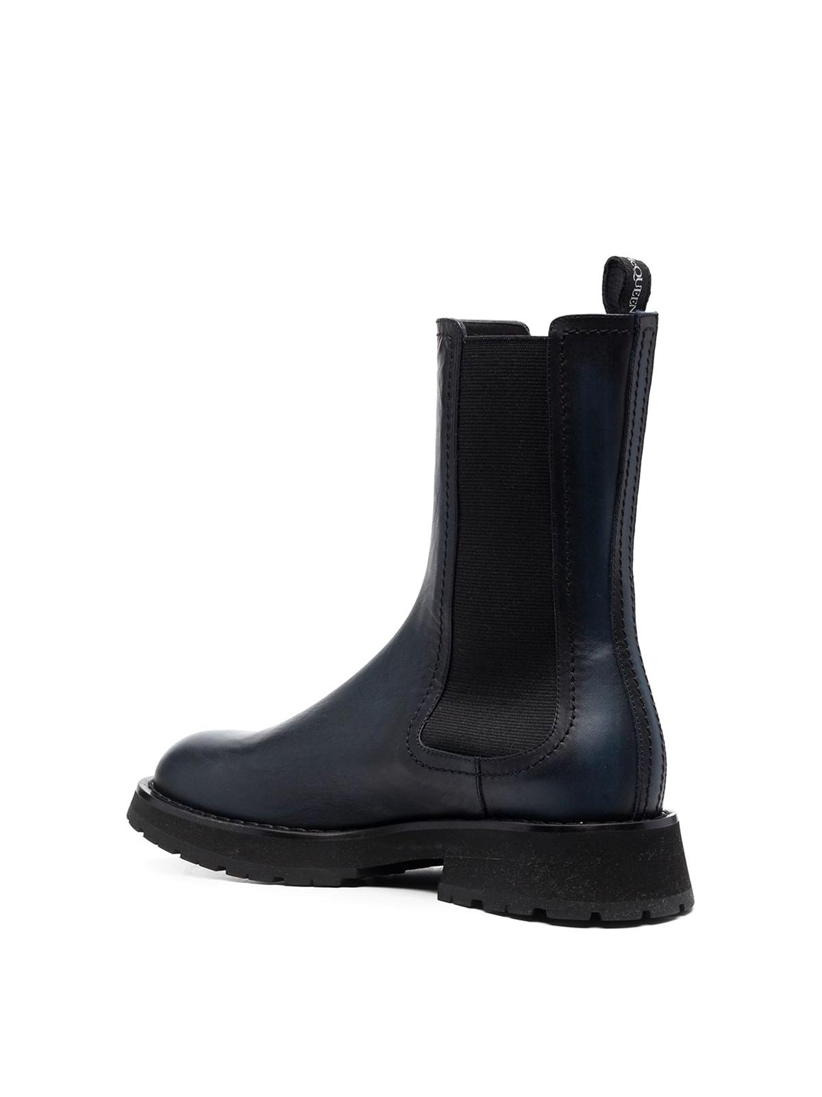 Elasticated leather boots 711120WHU351160 (Alexander McQUEEN / ブーツ ) | Alexander McQUEEN (アレキサンダー・マックイーン)(2)