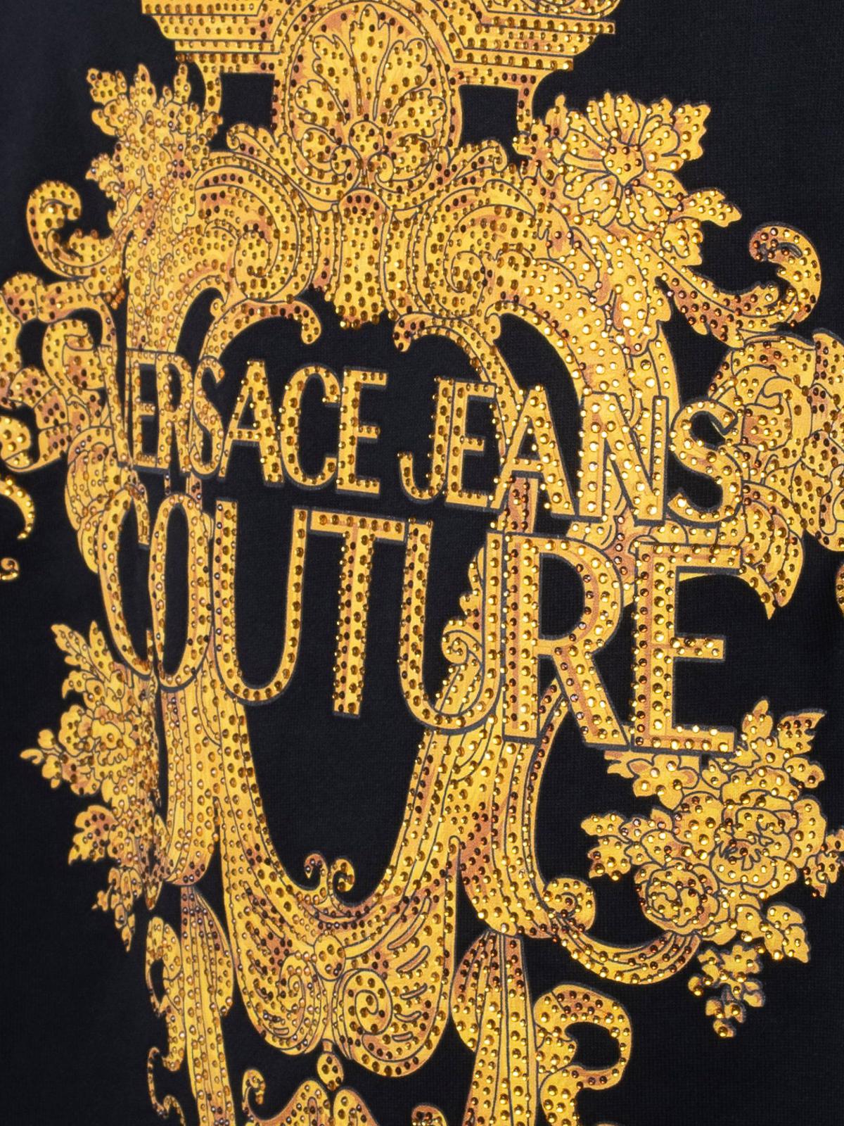 Baroque crystal hoodie 73GAIP02CF01P899 (VERSACE JEANS COUTURE / スウェット・フーディー ) | VERSACE JEANS COUTURE (ヴェルサーチェ ジーンズ クチュール)(3)