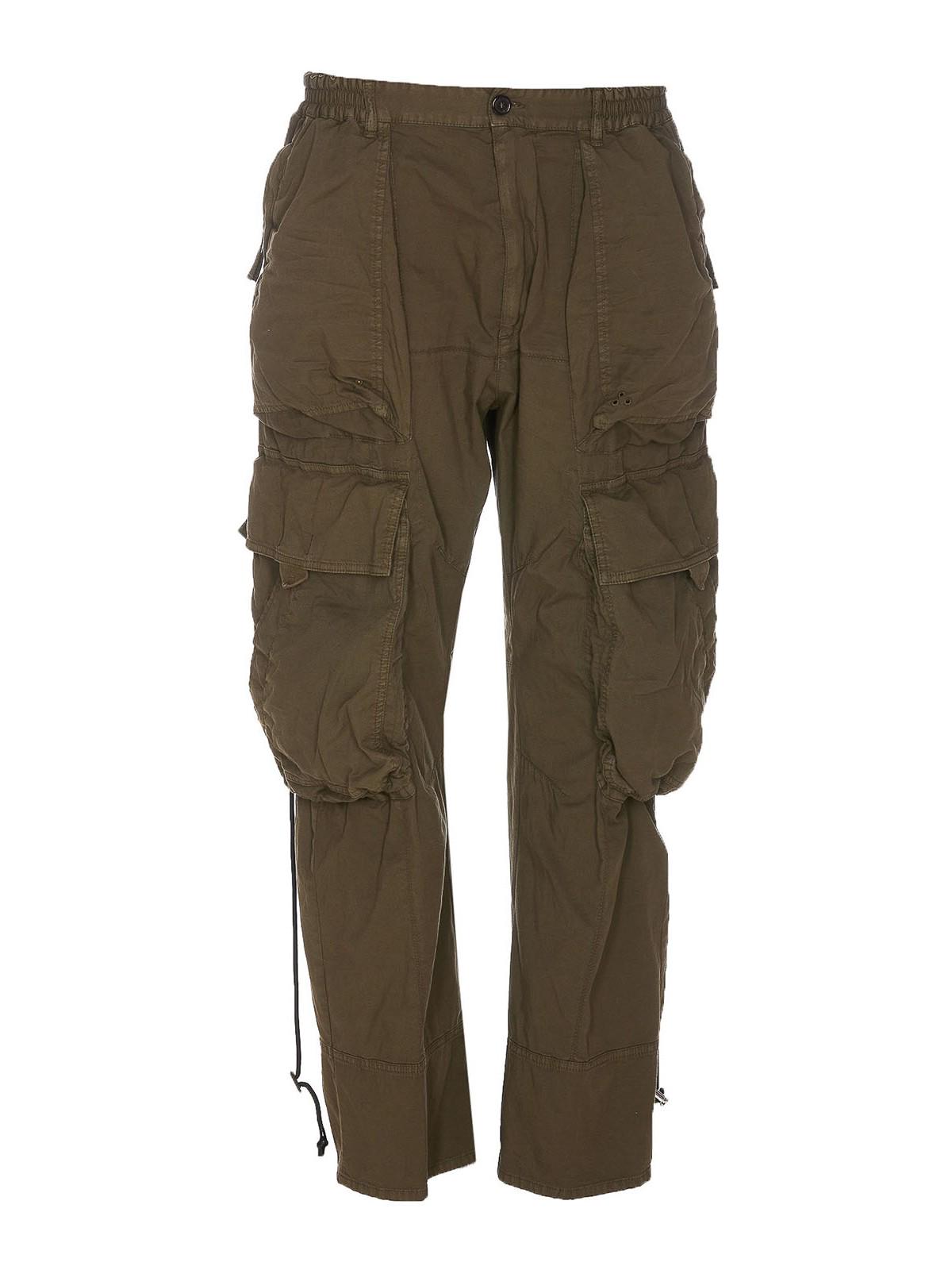 Green cargo casual trousers S74KB0777S54545726 (Dsquared2 / パンツ ) | Dsquared2 (ディースクエアード)