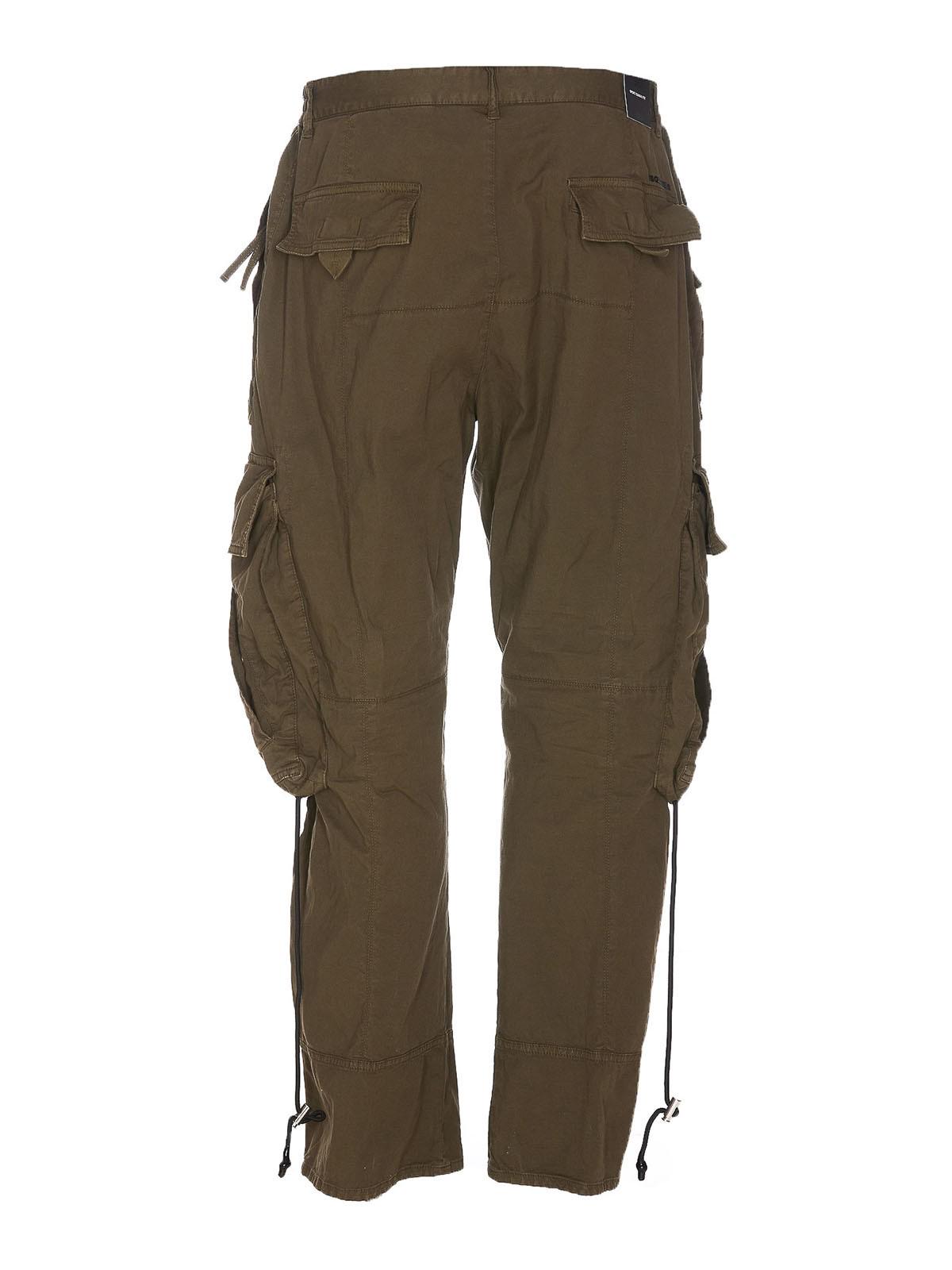 Green cargo casual trousers S74KB0777S54545726 (Dsquared2 / パンツ ) | Dsquared2 (ディースクエアード)(1)