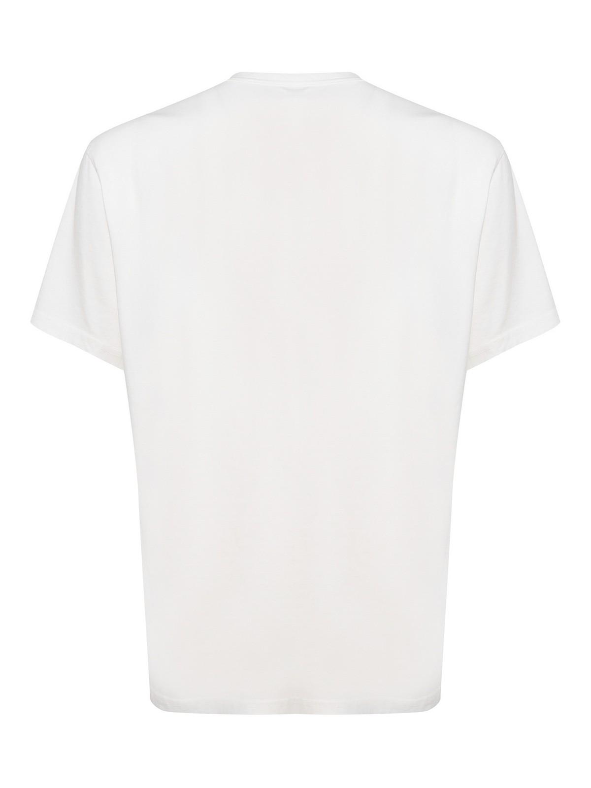 Crewneck T-shirt with logo MPMB346105LTGGB004 (Fay / Tシャツ・カットソー ) | Fay (フェイ)(1)