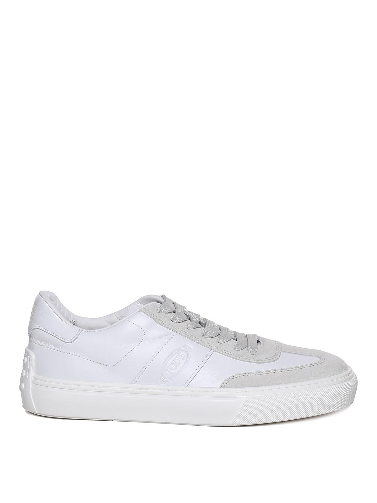 Leather sneakers with suede details XXM03E0GC50BKB9998 (Tod's / スニーカー ) | Tod's (トッズ)