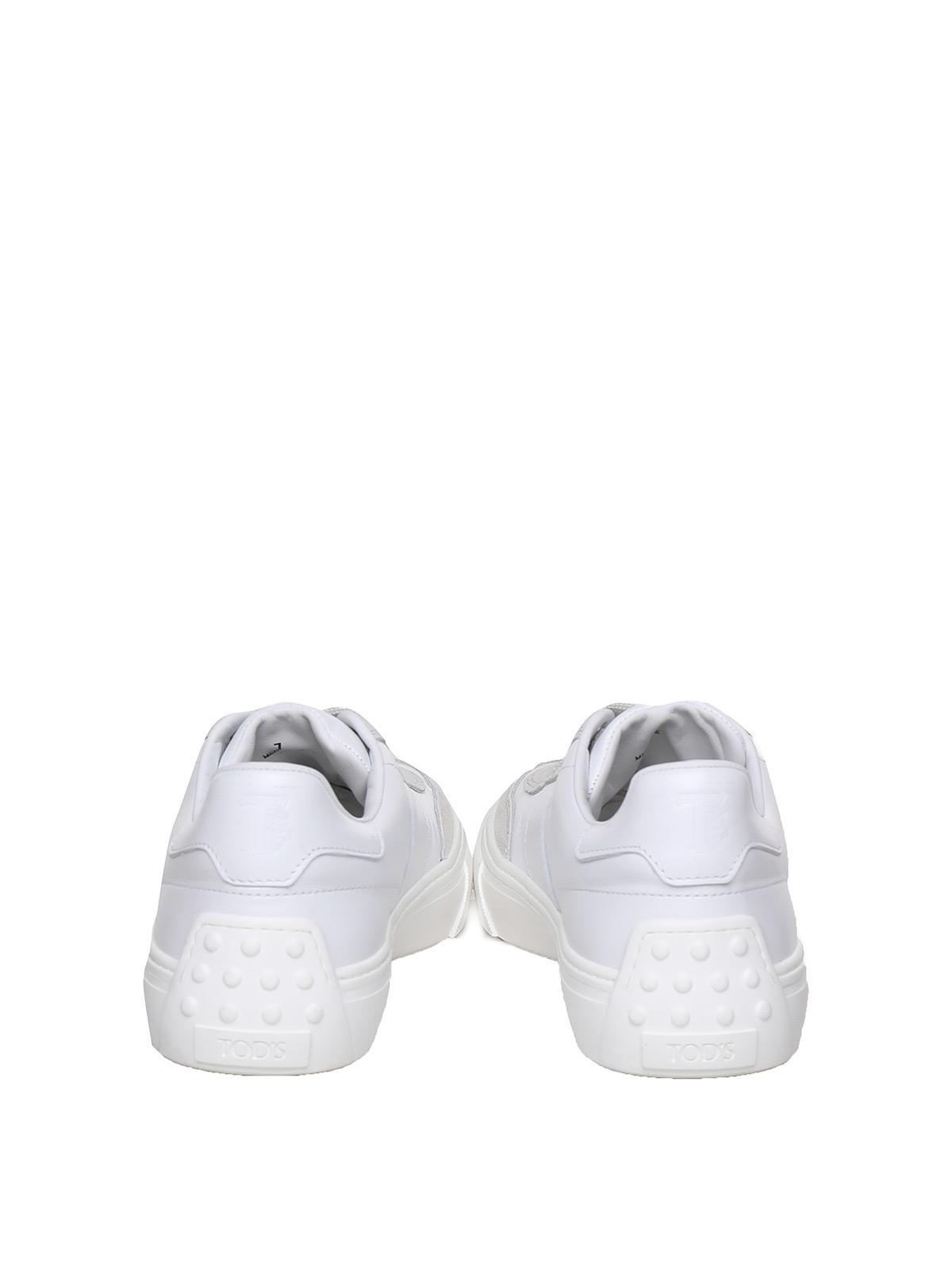 Leather sneakers with suede details XXM03E0GC50BKB9998 (Tod's / スニーカー ) | Tod's (トッズ)(2)