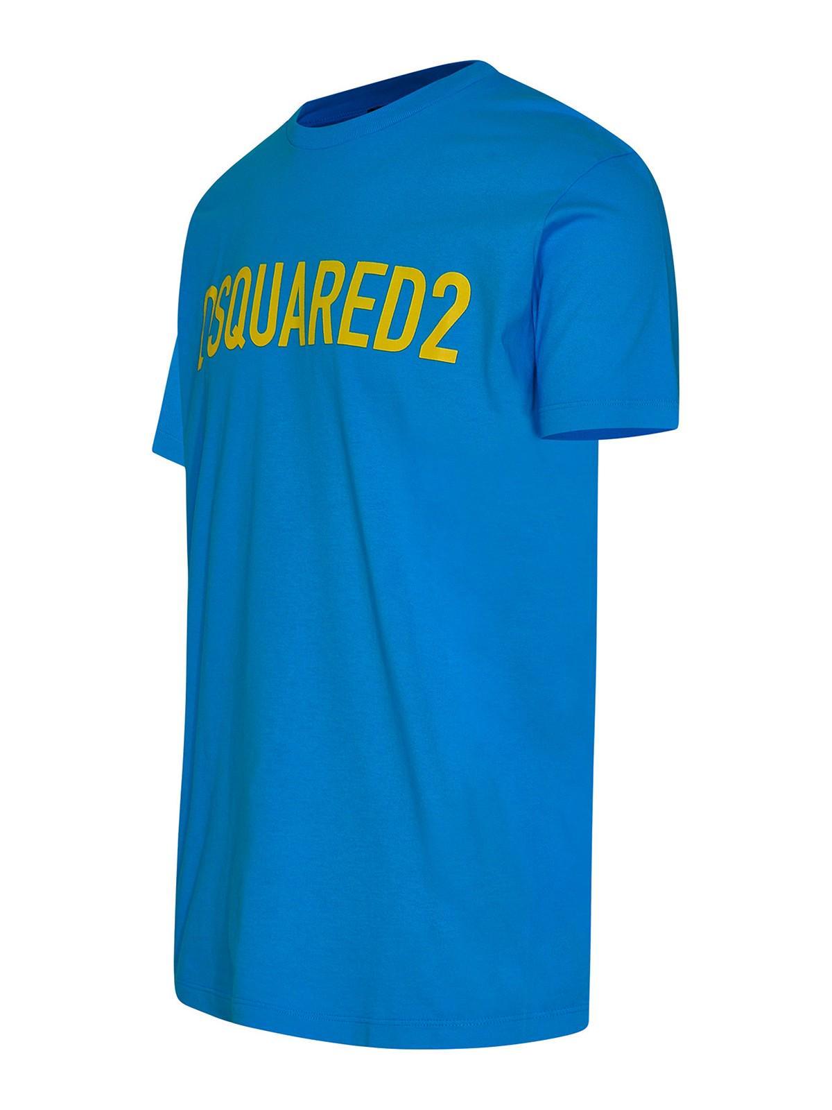 Light blue cotton T-shirt S74GD1126S24321534 (Dsquared2 / Tシャツ・カットソー ) | Dsquared2 (ディースクエアード)(1)