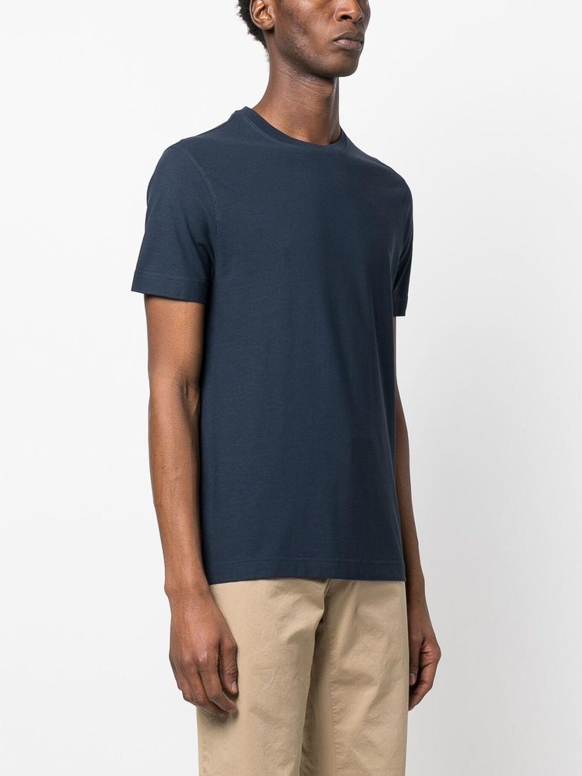 Crew-neck cotton t-shirt 812597ZG380Z0178 (ZANONE / ニット・セーター・カーディガン ) | ZANONE (ザノーネ)(2)