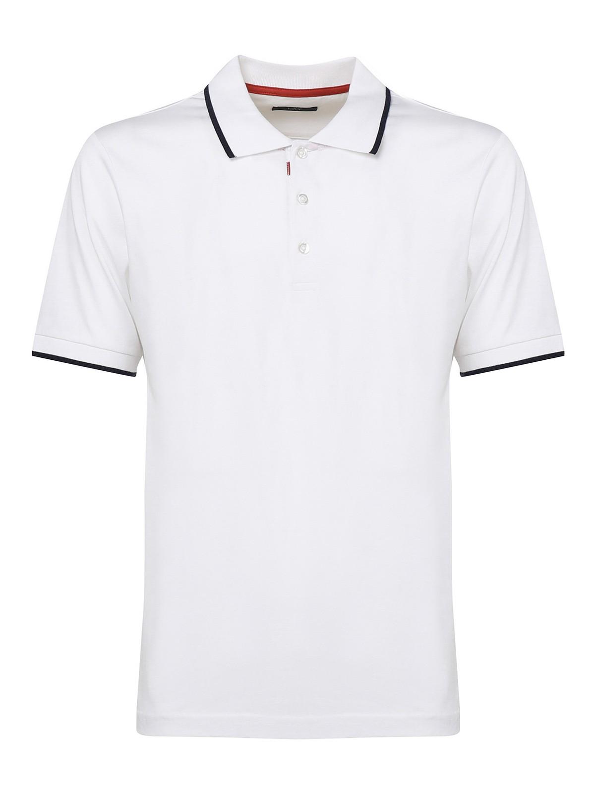 Polo t-shirt in cotton NPMB2461340UCXB001 (Fay / ポロシャツ ) | Fay (フェイ)