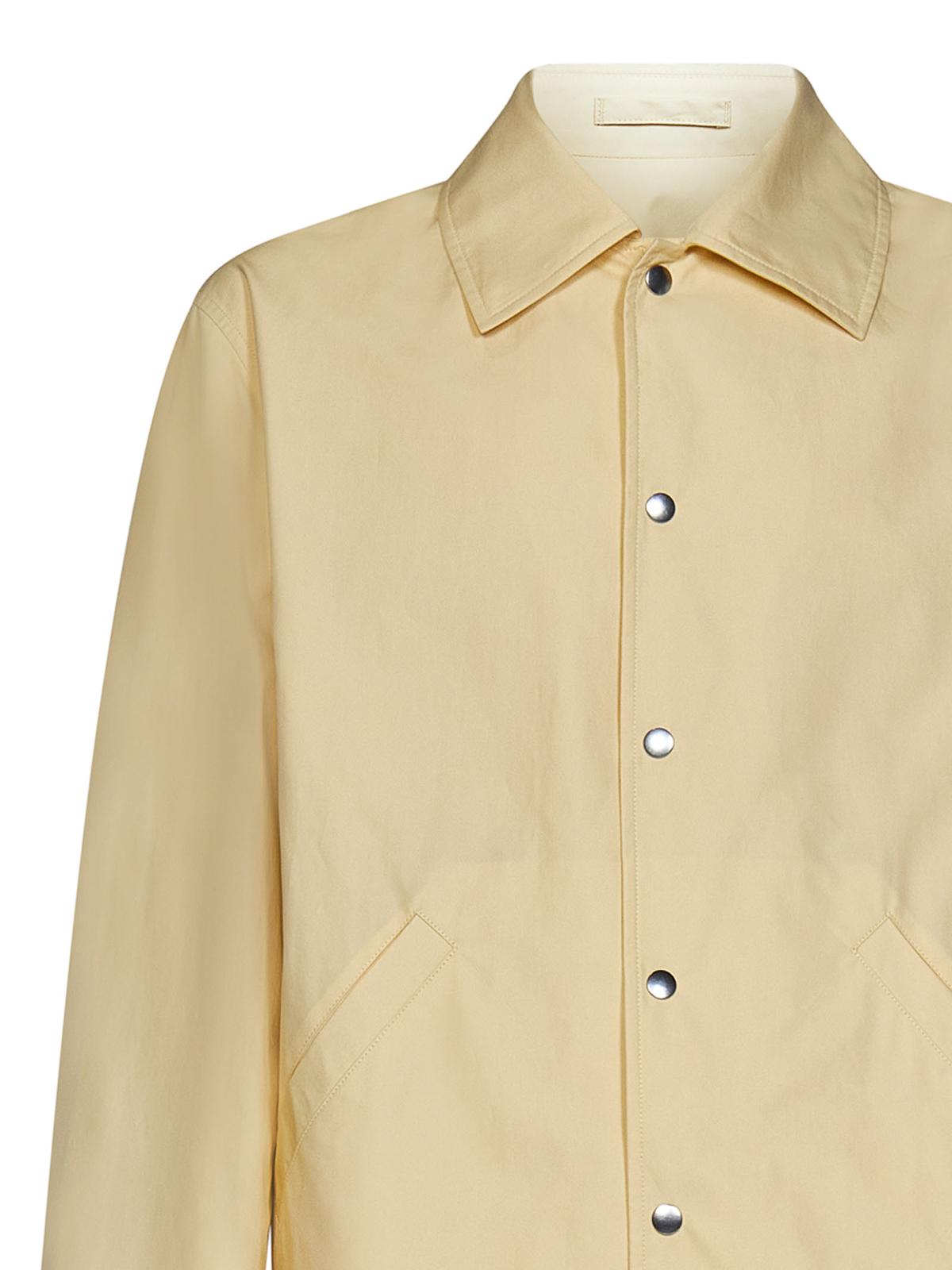 Pastel yellow lightweight cotton popl J23BN0003J45071740 (Jil Sander / シャツ・ブラウス ) | Jil Sander (ジルサンダー)(2)