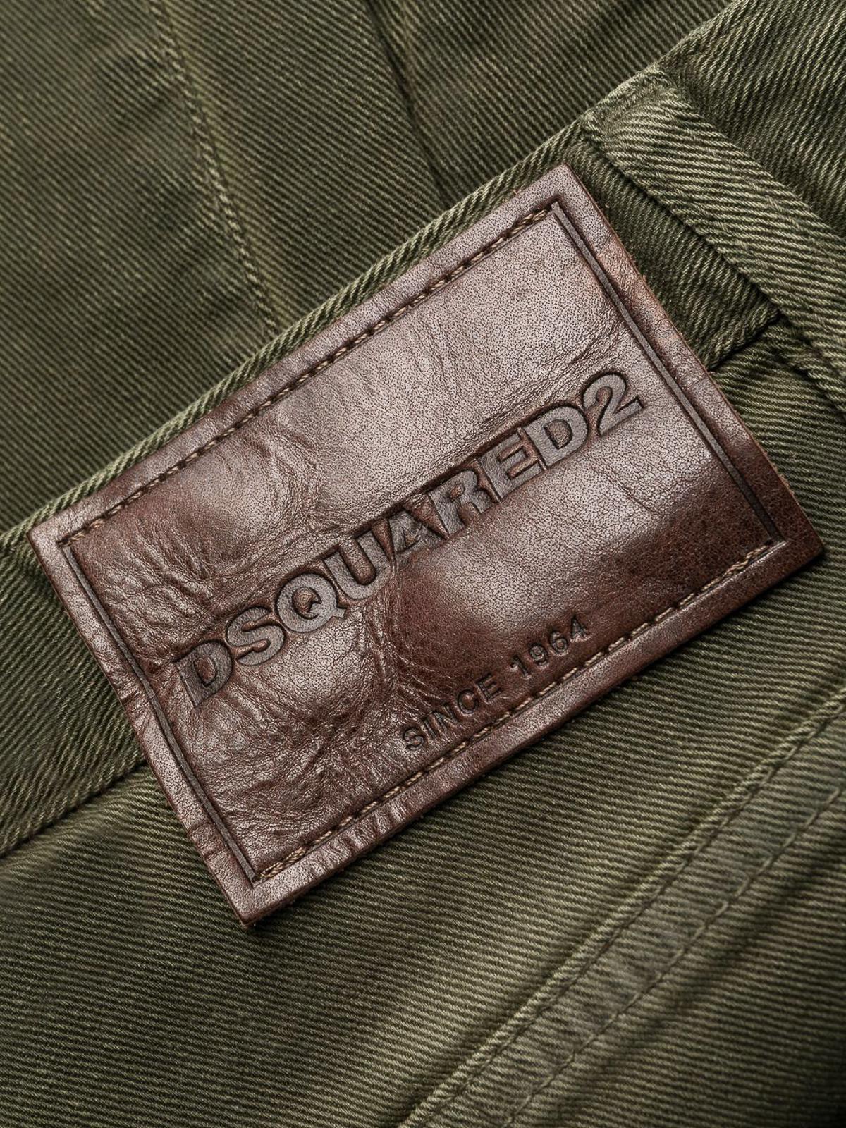 Dsquared2 trousers green S74LB1356S30733697 (Dsquared2 / ジーンズ ) | Dsquared2 (ディースクエアード)(5)