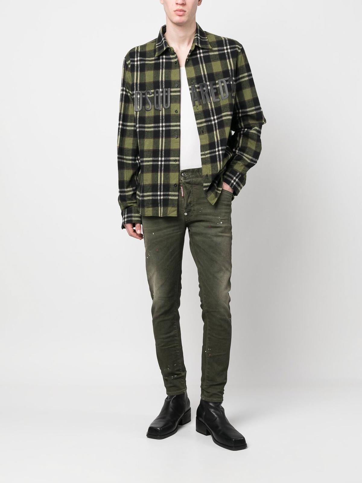 Dsquared2 trousers green S74LB1356S30733697 (Dsquared2 / ジーンズ ) | Dsquared2 (ディースクエアード)(6)