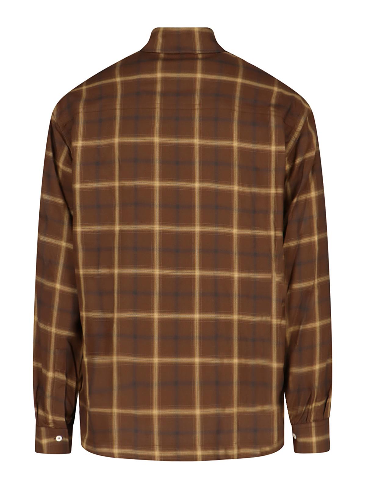 Palm angels shirts brown PMGE010E23FAB0026003 (Palm Angels / シャツ・ブラウス ) | Palm Angels (パームエンジェルス)(2)