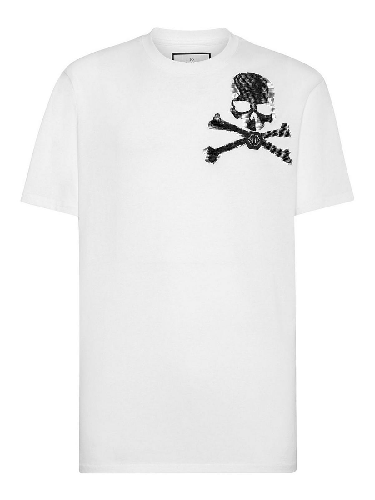`skull&bones` round-neck t-shirt MTK6187PJY002N01 (PHILIPP PLEIN / Tシャツ・カットソー ) | PHILIPP PLEIN (フィリップ プレイン)