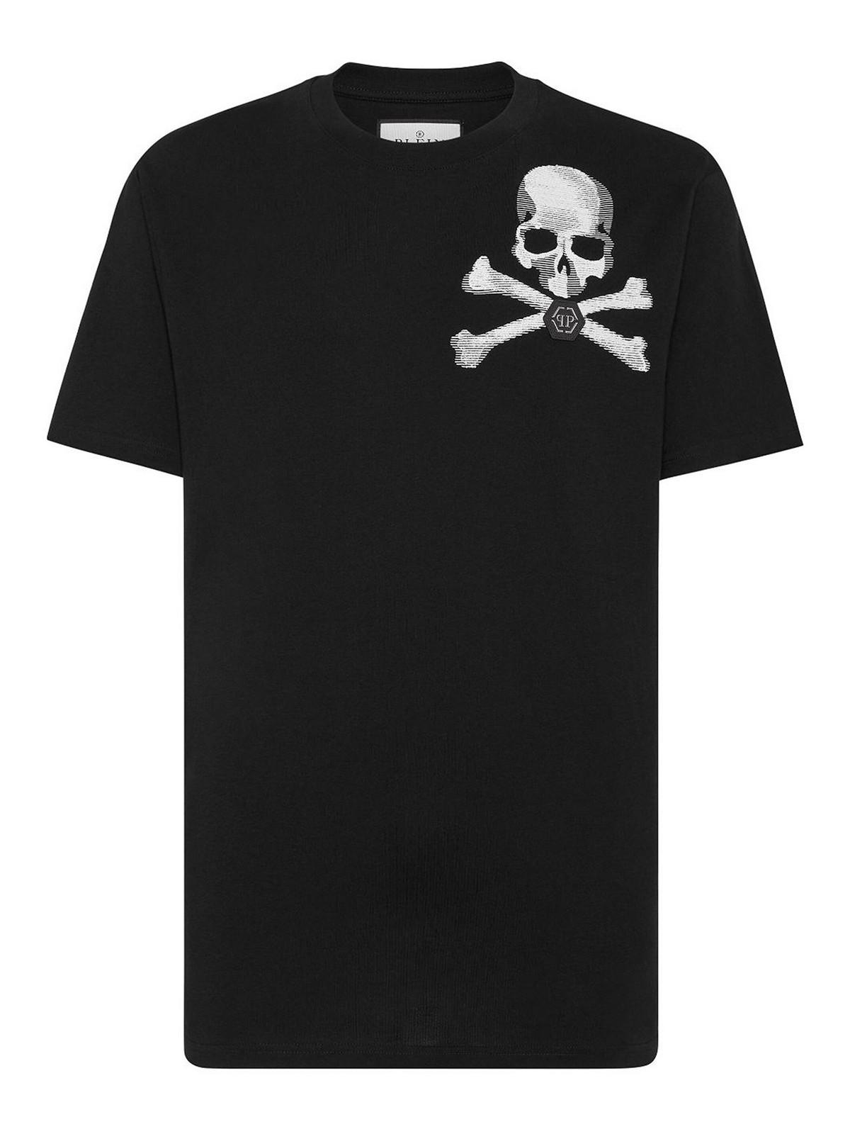 `skull&bones` round-neck t-shirt MTK6187PJY002N02 (PHILIPP PLEIN / Tシャツ・カットソー ) | PHILIPP PLEIN (フィリップ プレイン)