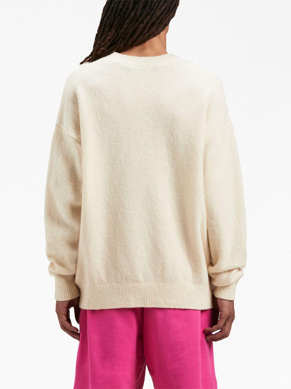 Palm Angels Sweaters White PMHE054F23KNI0040110 (Palm Angels / ニット・セーター・カーディガン ) | Palm Angels (パームエンジェルス)(1)