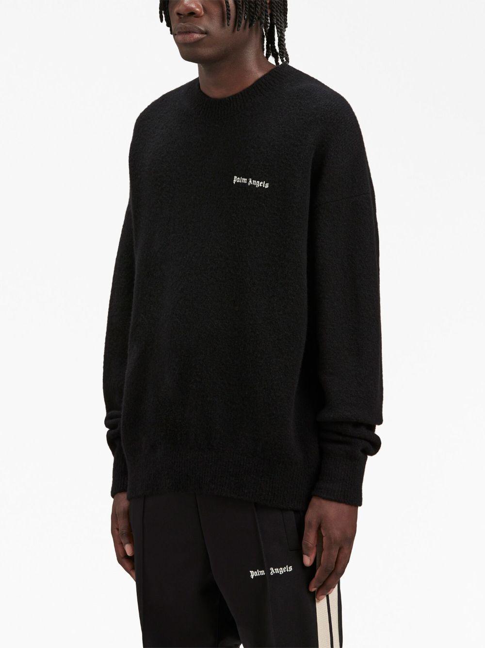 Palm Angels Sweaters Black PMHE054F23KNI0051001 (Palm Angels / ニット・セーター・カーディガン ) | Palm Angels (パームエンジェルス)(2)