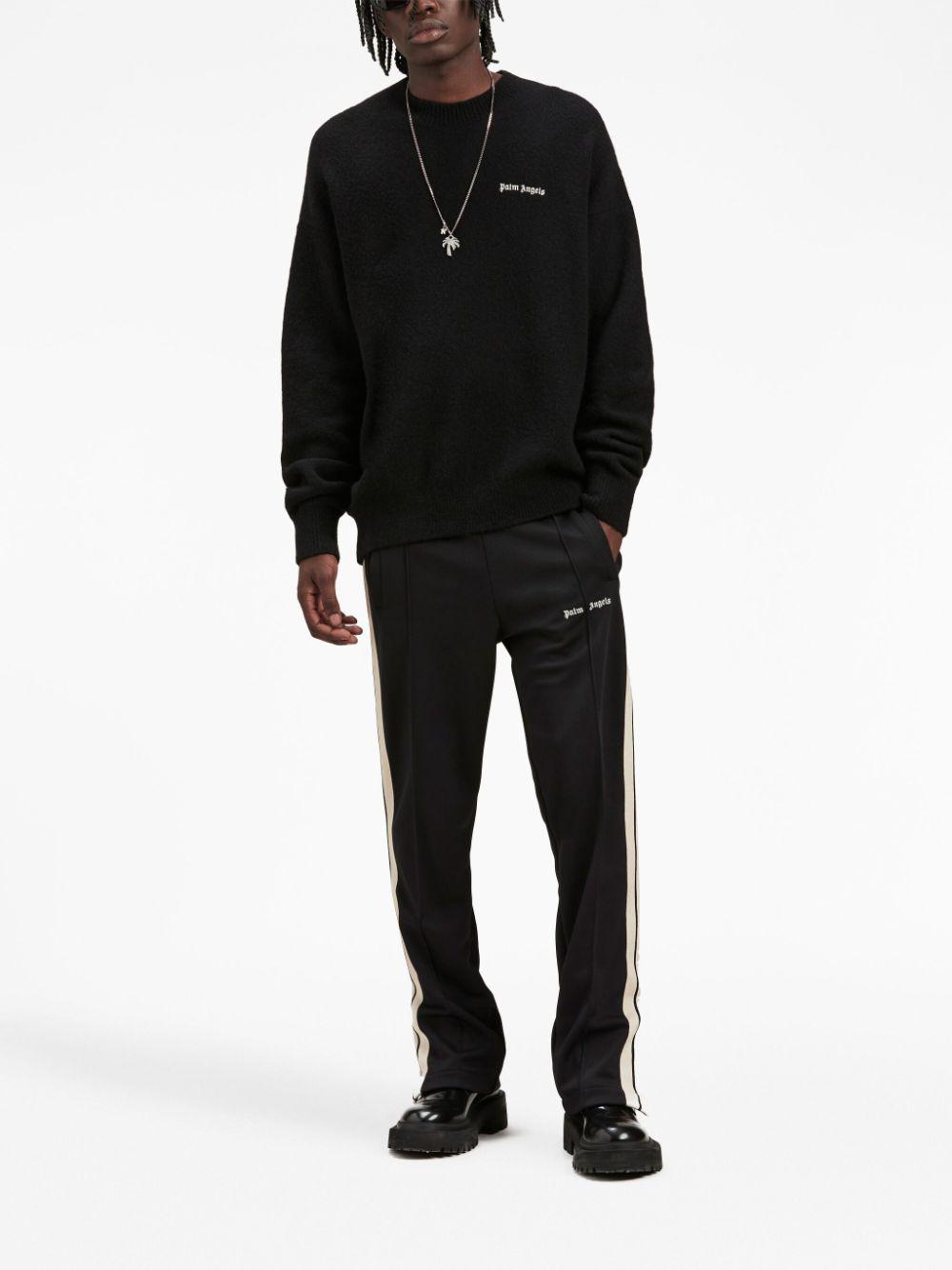 Palm Angels Sweaters Black PMHE054F23KNI0051001 (Palm Angels / ニット・セーター・カーディガン ) | Palm Angels (パームエンジェルス)(4)