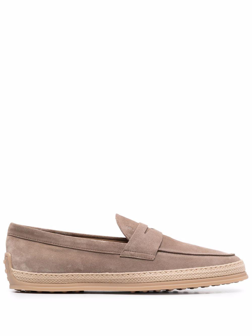 Tod's Flat shoes GREY XXM0TV0FQ80BYEC407 (Tod's / ローファー ) | Tod's (トッズ)