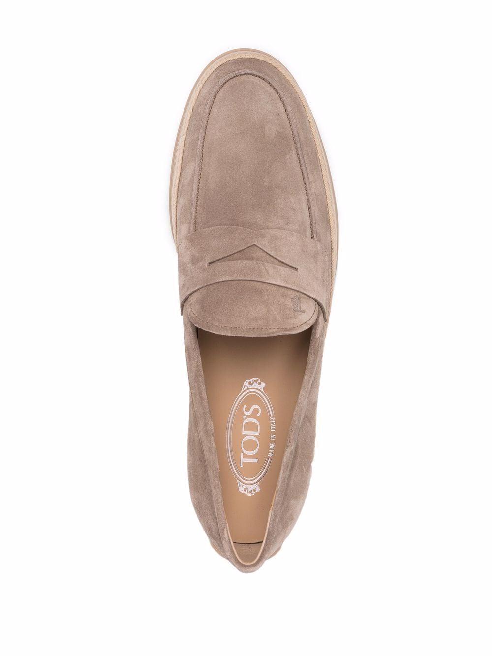 Tod's Flat shoes GREY XXM0TV0FQ80BYEC407 (Tod's / ローファー ) | Tod's (トッズ)(2)