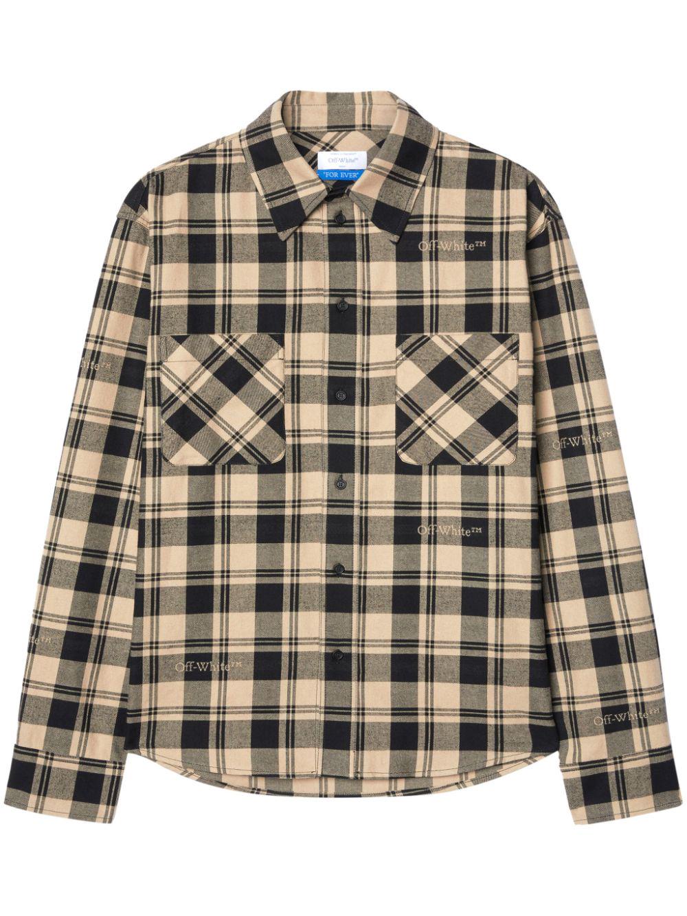 Off White Shirts Black OMGE030C99FAB0011900 (Off-White / シャツ・ブラウス ) | Off-White (オフホワイト)