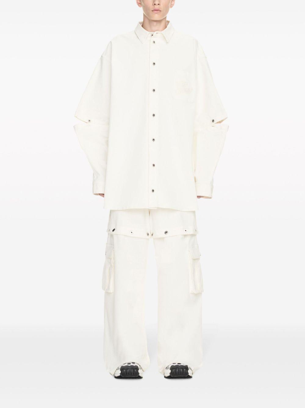 Off White Shirts White OMYD059S24DEN0010202 (Off-White / シャツ・ブラウス ) | Off-White (オフホワイト)(2)