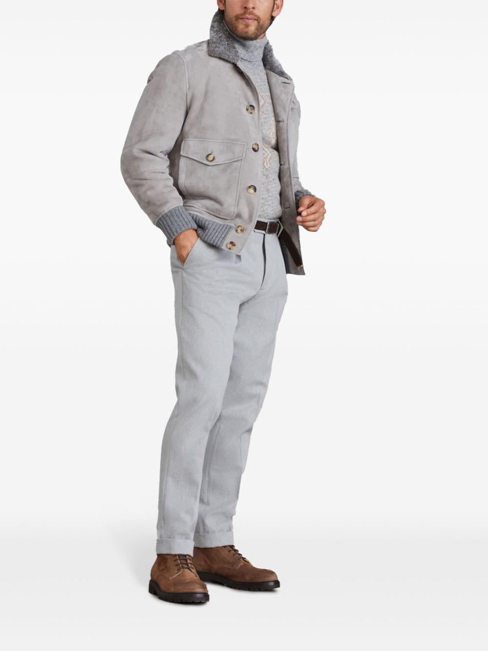 Brunello Cucinelli Sweaters Grey MSO708403CJF83 (Brunello Cucinelli / ニット・セーター・カーディガン ) | Brunello Cucinelli (ブルネロ・クチネリ)(3)