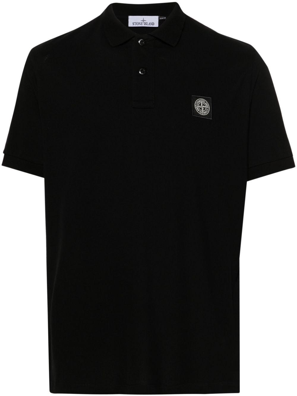 Stone Island T-shirts and Polos Black K1S1522002SCS0017V0029 (STONE ISLAND / ポロシャツ ) | STONE ISLAND (ストーンアイランド)
