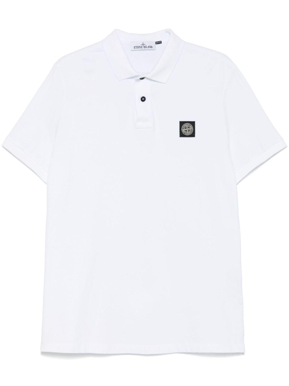 Stone Island T-shirts and Polos White K1S1522002SCS0017V1001 (STONE ISLAND / ポロシャツ ) | STONE ISLAND (ストーンアイランド)