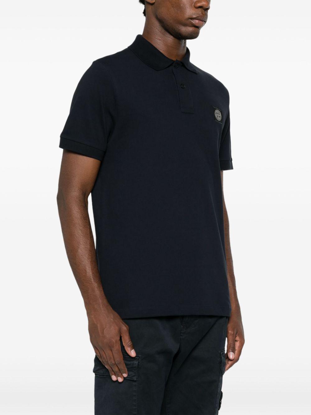 Stone Island T-shirts and Polos Blue K1S1522002SCS0017V0020 (STONE ISLAND / ポロシャツ ) | STONE ISLAND (ストーンアイランド)(1)
