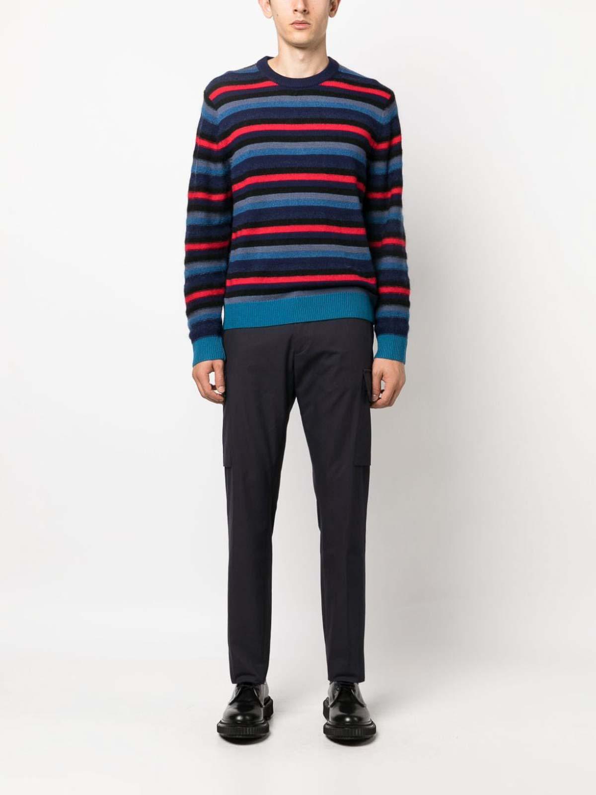 Crew-Neck Stripe-Pattern Jumper M2R239YL2193949 (Paul Smith / ニット・セーター・カーディガン ) | Paul Smith (ポール・スミス)(2)