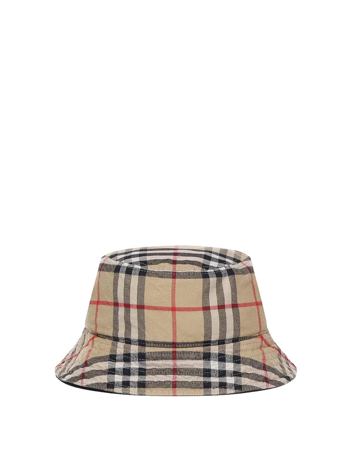 Vintage check bucket hat in cotton 8075657 (Burberry / 帽子 ) | Burberry (バーバリー)